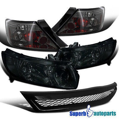 Fit 2006-2008 Honda Civic 2dr Headlight+tail Brake Light Spa