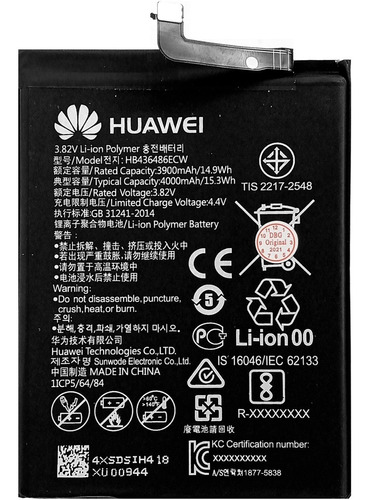 Bateria Pila Huawei Mate 20 Hb436486ecw Original