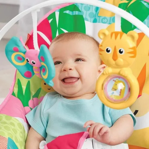 Silla Mecedora Crece Conmigo Vibra Y Se Reclina Fisher Price (Usado)