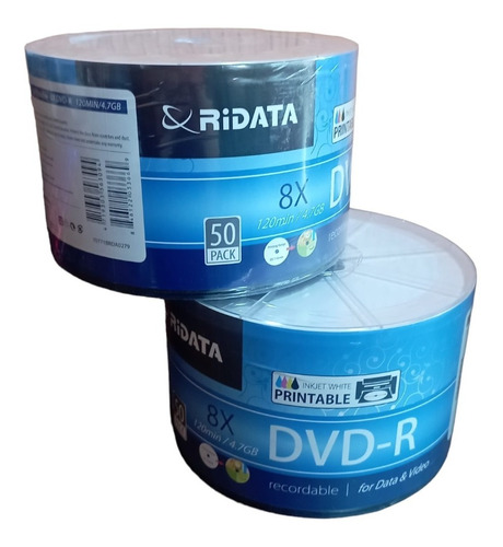 Dvd- R Imprimible Ridata X100