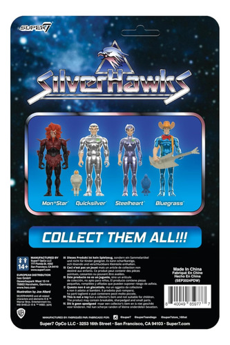 Super7 Reaction Silverhawks Halcones Galacticos Vaquero
