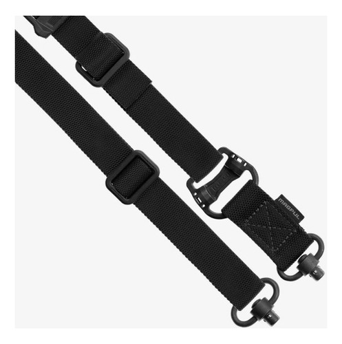 Bandoleira Tática Magpul Ms4 Dual Qd Gen2 Feita De Náilon Preta (black) Com 2 Pontos