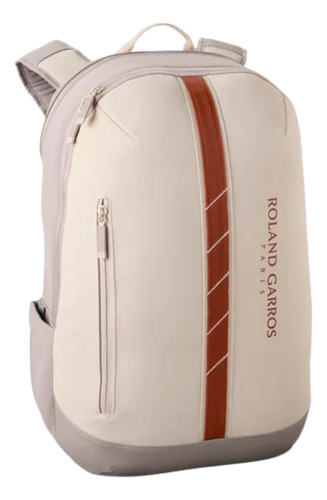 Mochila Tenis Wilson Roland Garros 2025 Color Crema Crema