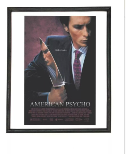 Poster Decorativo Con Marco : American Pshyco