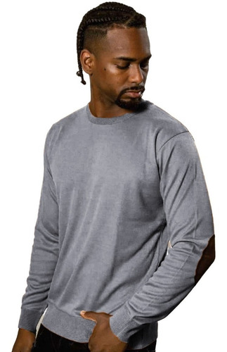Imagen 3 de 6 de Sweater Hombre Pullover Abrigo Con Pitucones Escote O Y V