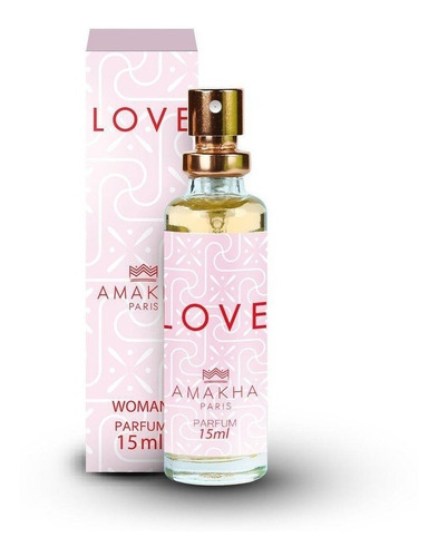 Imagem 1 de 1 de Perfume Love (amor Amor)-amakha Paris 15ml-excelente P/bolso