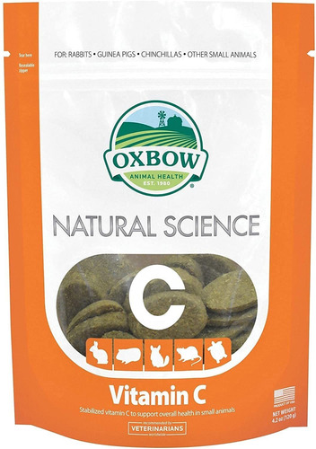 Oxbow Natural Science Vitamin C Supplement Hay Tabs Rabbit C