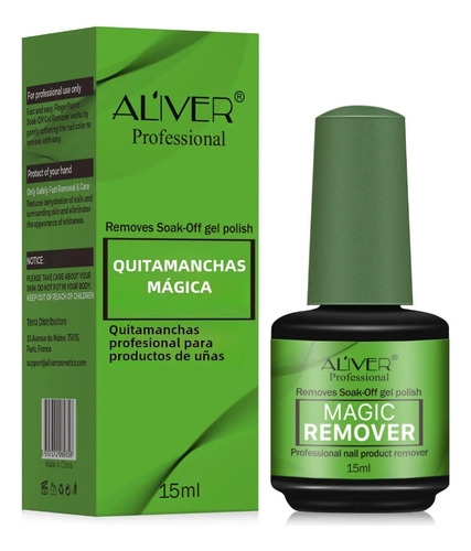 Quita Esmalte Mágico 2 Min Gel Sin Acetona Daño Uña Postizas