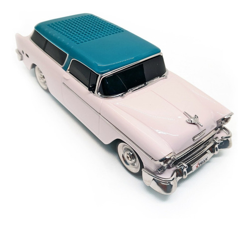 Caixa De Som Classic Edition Cadillac Fm Usb Bluetooth Cor Branco