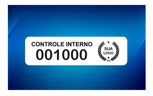 Lacre Destrutível Numerado 50x14mm Personalizado 1000 U