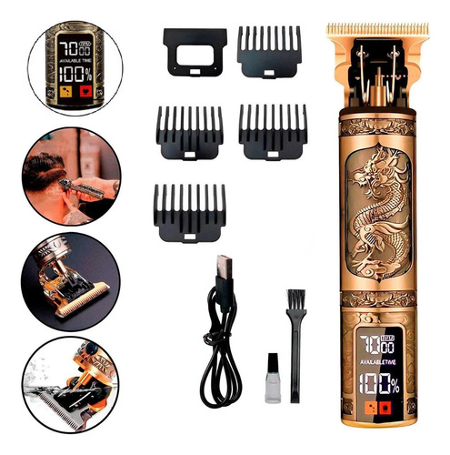 Máquina De Cortar Cabelo E Barba Com 3 Velocidades De Corte