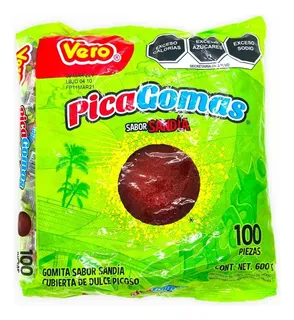 Pica Goma Sandía 100 Piezas Pica Fresa Vero
