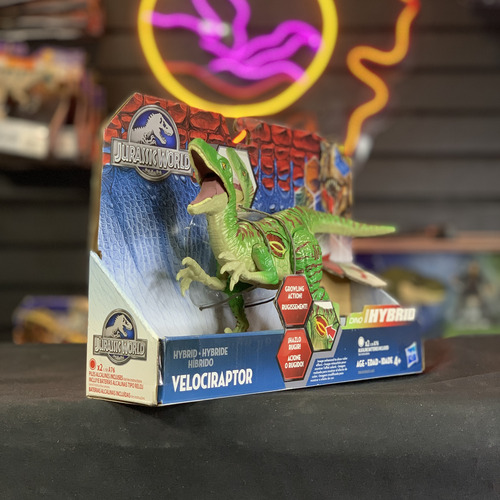 Jurassic World Velociraptor Dino Hybrid Hasbro 2016 (Usado)