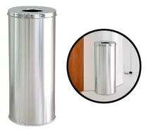 Comprar Tacho De Acero Circular 80x34 Cm \u002F Para Malls Y Tiendas