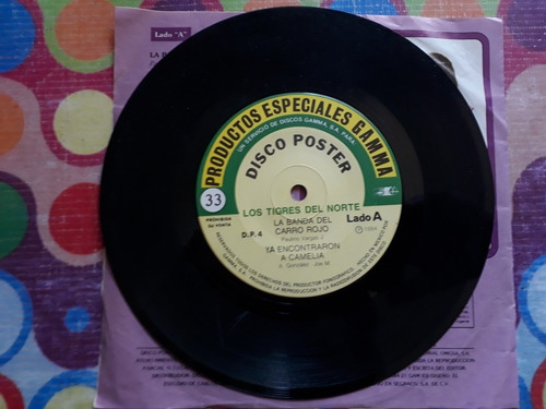 Los Tigres Del Norte Lp 45 La Banda Del Carro Rojo, Creiste (Usado)