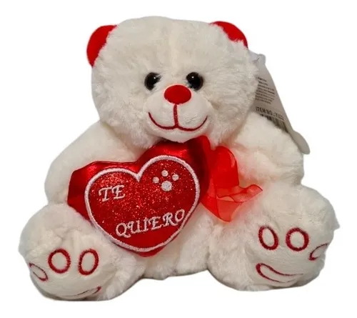 Osito de peluche con bonito corazón • Mi Peluche