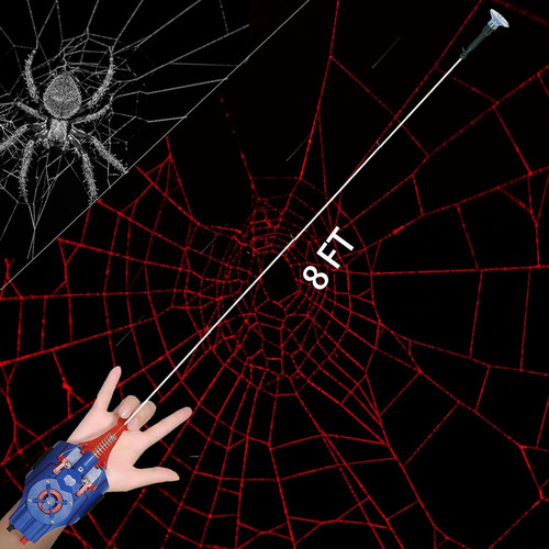 Spider Web Shooter - Lanzador De Telarañas, Juguete De Dispa