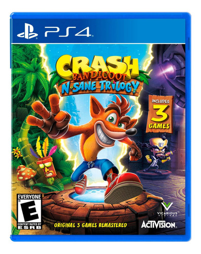 Crash Bandicoot: N. Sane Trilogy  Standard Edition Activision PS4 Físico