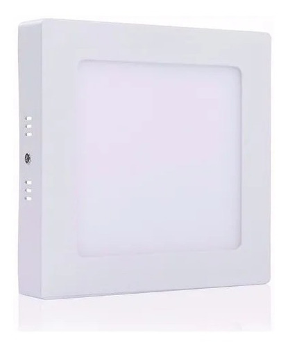 Imagen 5 de 10 de Panel Plafón Led 12w Cuadrado Blanco Frío / Cálido