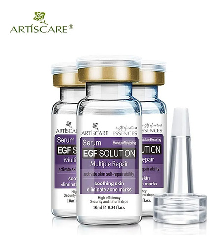 Serum Egf 10ml Artiscare Elastina Hidratante Antiedad Arruga