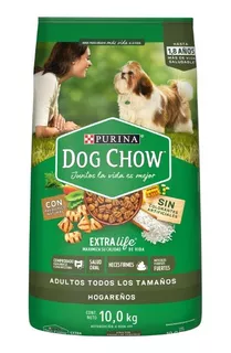 Purina Dog Chow Alimento Seco Hogareños Perro Adulto 10 Kg