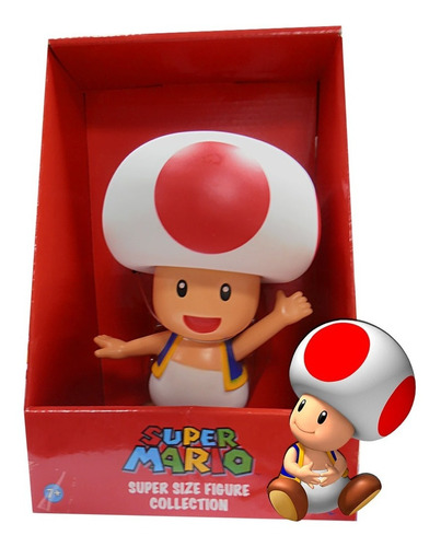 Figura Toad Grande De Super Mario Bros Original