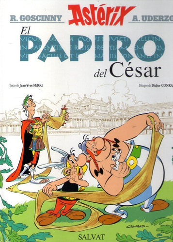 Astérix El Papiro Del César Goscinny-uderzo Tapa Dura
