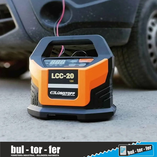 Imagen 2 de 7 de Cargador De Bateria 20a Lusqtoff 12v Lcc20