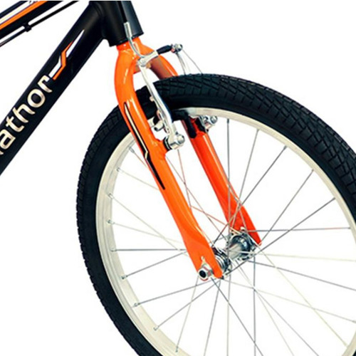 Bicicleta Aro 20 Apollo Masc Preto / Laranja