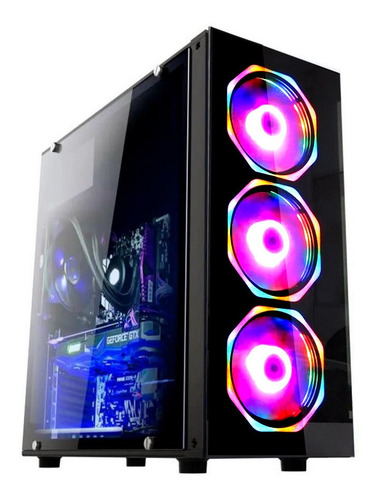 Pc Gamer Fácil Intel Core I3 9100 16gb Amd Radeon Rx 4gb 1tb