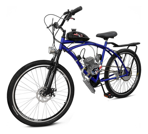 Bicicleta Motorizada 80cc Bike Caiçara Aro 26 + Bagageiro