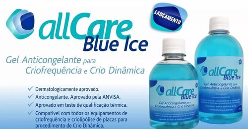 Gel Anticongelante Criolipólisis All Care Blue Ice 560g- Rmc