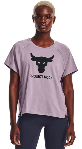 1376309-554 Ua Camiseta Manga Corta Mujer Ua Pjt Rock Q3 Gra