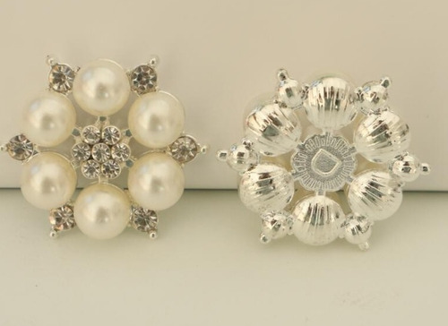 Imagem 2 de 2 de 20broches Para Buque De Noiva Enfeites De Casamento Convites