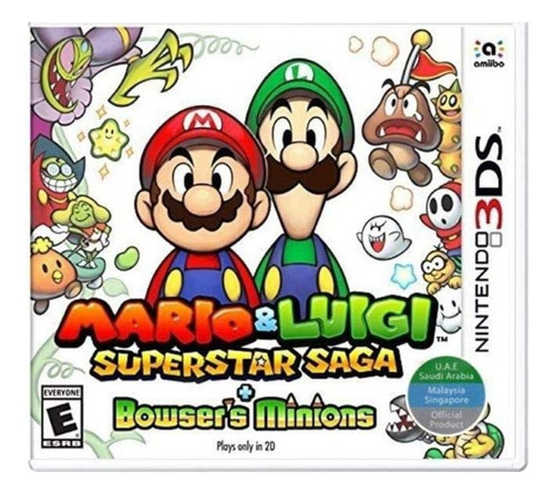 Mario & Luigi Superstar Saga Bowsers Minions Nintendo 3ds 