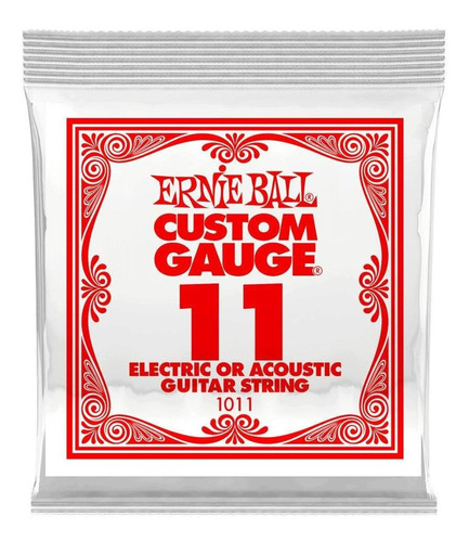 Cuerda 2da Electrica .11 Ernie Ball 1011 1011
