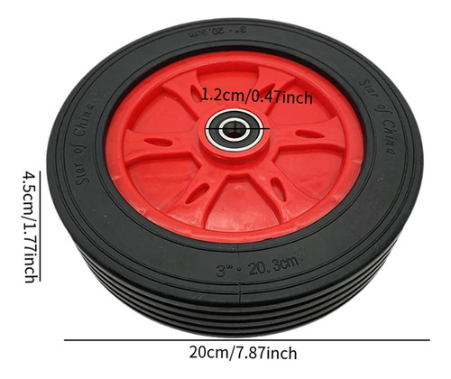 Rueda De Para Niños, Fácil Rueda Trasera Rojo