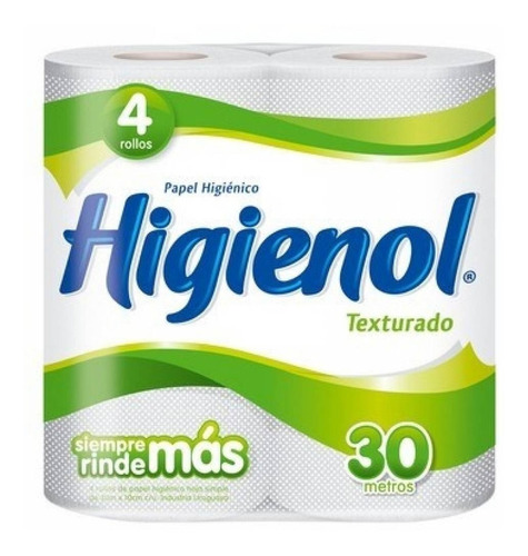 Papel Higienico Higienol Texturado 30m X4
