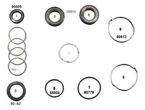 Kit De 2 Piezas De Fuelles Y Soportes De Cremallera Para Honda Civic 1992 2000 Y Otros 881966