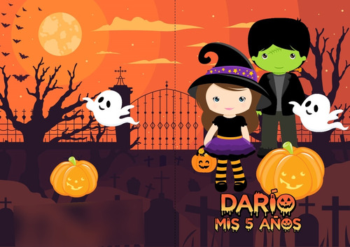 Libritos Para Pintar Personalizados + Lapices Halloween X 10