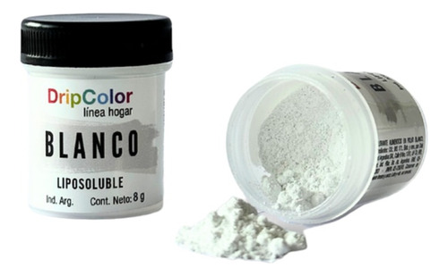 Colorante Comestible Liposoluble Blanco Drip Color