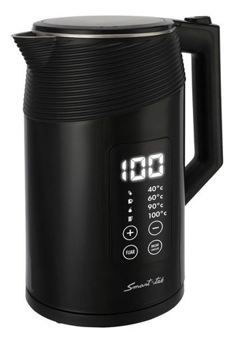 Pava Eléctrica Smart-tek Sd2080 Digital Inox 1.7l Negro