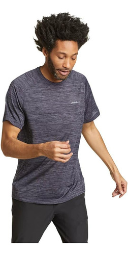 Eddie Bauer Camiseta De Manga Corta Para Hombre, Carbono, Gr