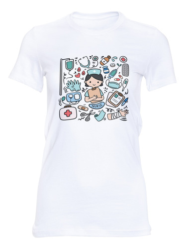 Camiseta Para Dama Diseños Enfermera