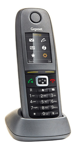 Teléfono Handy Inalambrico Gigaset R650 H Pro Ip65 Color Negro