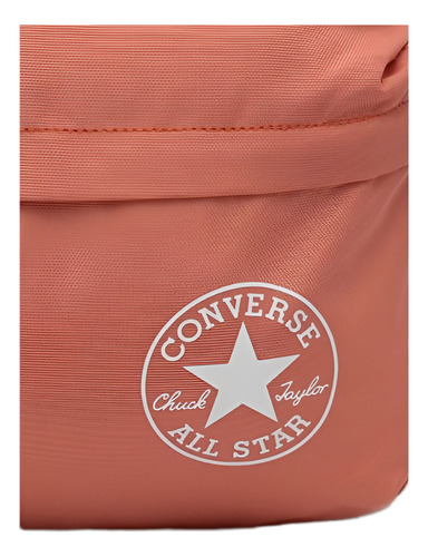 Mochila Converse Speed 3 Backpack Color Coral Diseño De La Tela Lisa
