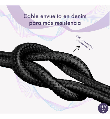 Imagen 2 de 10 de Cable 2 Metros Usb C Thunderbolt 3 100w 4k 60ghz 10gbps