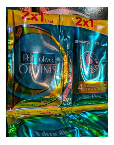 Shampoo 500 Piezas/ 10ml. Hotelero Palmolive Optims