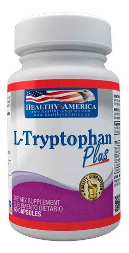 L-tryptophan 100mg (60 Caps) Healthy America Invima