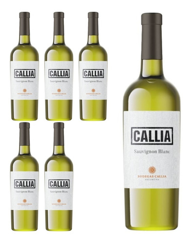 Vino Callia Sauvignon Blanc 750ml Caja X6. Quirino Bebidas 